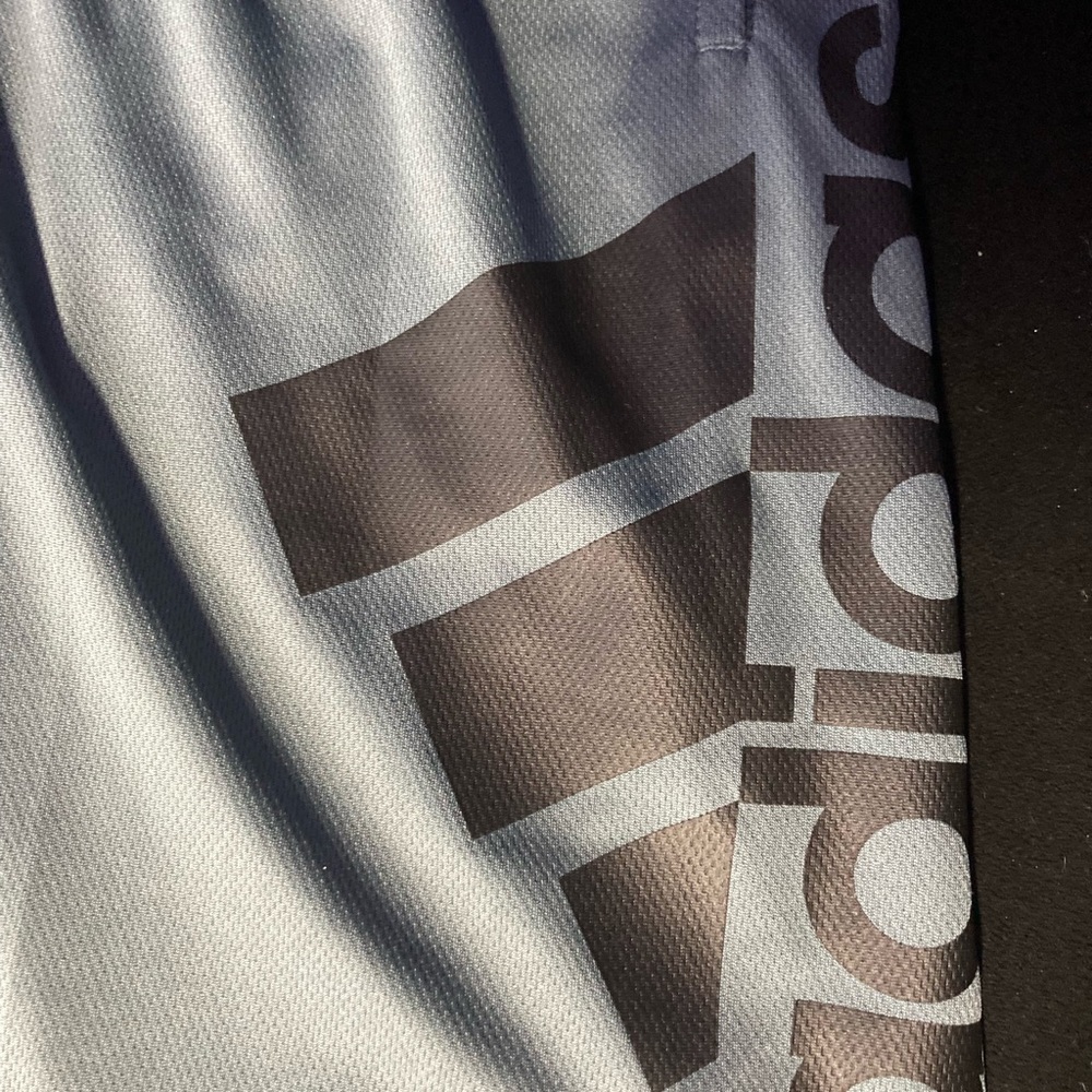 Grey Adidas Basketball Shorts